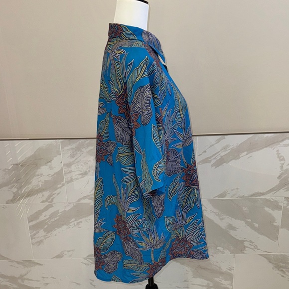 Tommy Bahama Island Zone  Bahama Coast Neon Gardens , Blue Canal Size XL - Picture 5 of 12